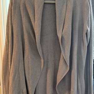 Barefoot Dreams Cozy Cardigan Dove Grey